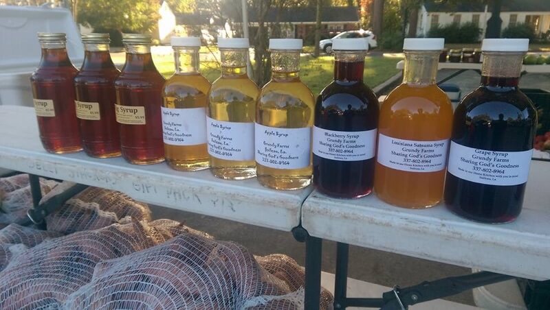 Various types of syrups and honey in the glass container
