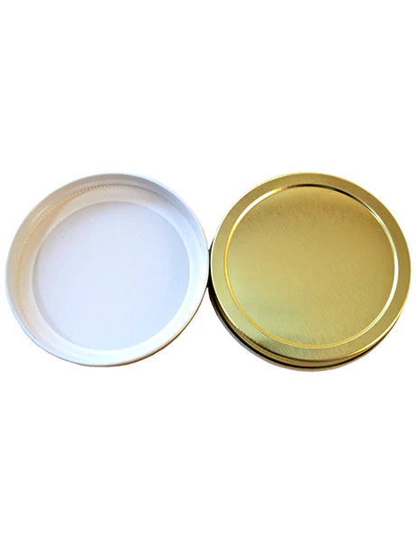 C83400 Gold Lined Plastisol 875 count on a white background