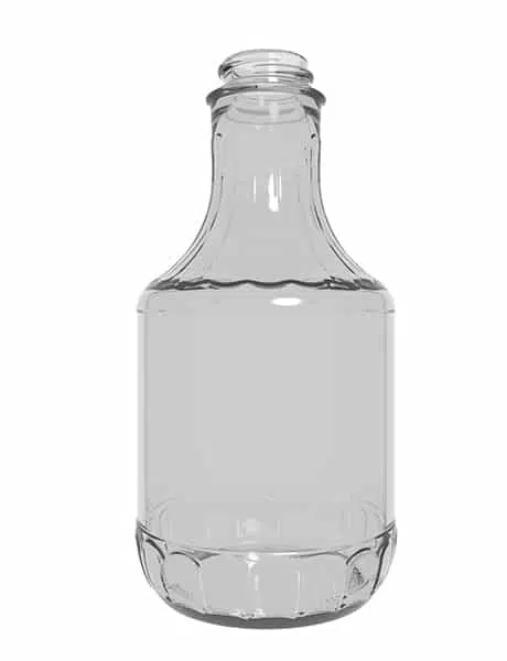 A picture of 32 oz decanter glass container